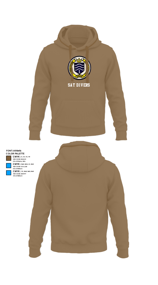 Hoodie, SAT DIVERS, Navy, Teamtime, Team time, sublimation, custom sports apparel, team uniforms, spirit wear, spiritwear, sports uniforms, custom shirts, team store, custom team store, fundraiser sports, apparel fundraiser