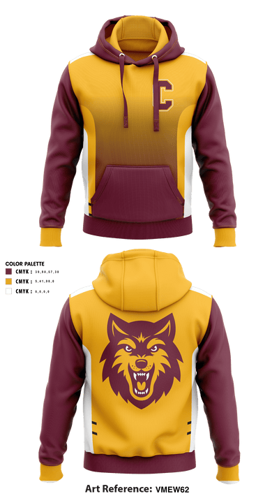 Colonie Central High School Volleyball 71332404 Hoodie - 40