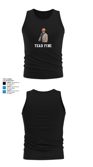 Tank Top, TEAD FIRE, Fire Department, Teamtime, Team time, sublimation, custom sports apparel, team uniforms, spirit wear, spiritwear, sports uniforms, custom shirts, team store, custom team store, fundraiser sports, apparel fundraiser