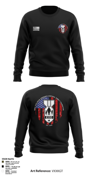 482nd EOD 78922721 Crew Neck Sweatshirt - 3