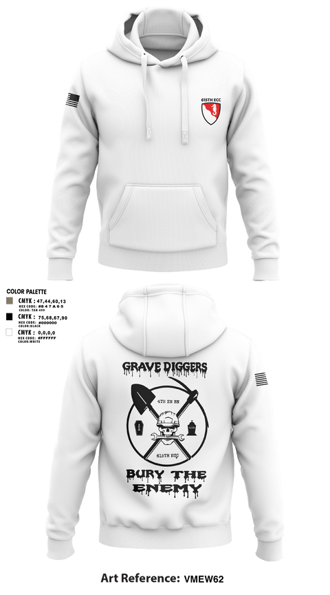 Hoodie, 615TH ECC, , Teamtime, Team time, sublimation, custom sports apparel, team uniforms, spirit wear, spiritwear, sports uniforms, custom shirts, team store, custom team store, fundraiser sports, apparel fundraiser