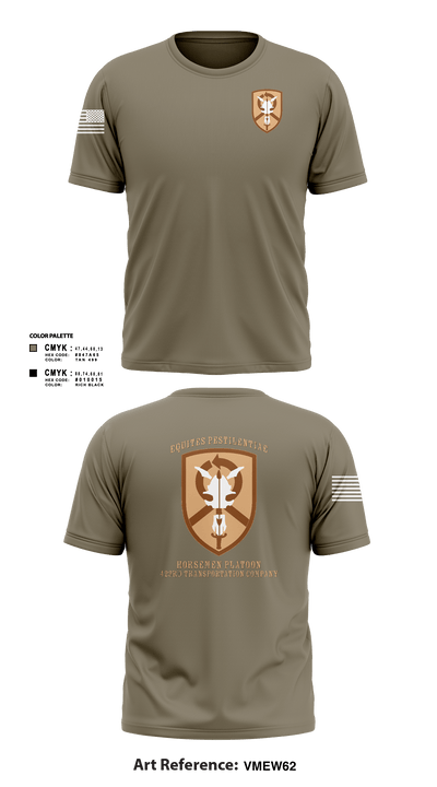 1st Platoon, 423 TC 69151656 Short Sleeve Performance Shirt - 3