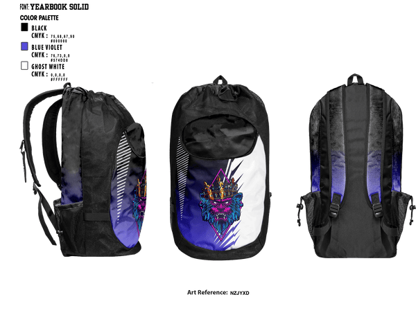 Gear Bag, Underdogs, Men's Basketball, Teamtime, Team time, sublimation, custom sports apparel, team uniforms, spirit wear, spiritwear, sports uniforms, custom shirts, team store, custom team store, fundraiser sports, apparel fundraiser