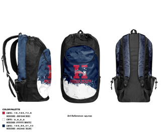 Gear Bag, Heritage Patriots Cross Country, Cross Country, Teamtime, Team time, sublimation, custom sports apparel, team uniforms, spirit wear, spiritwear, sports uniforms, custom shirts, team store, custom team store, fundraiser sports, apparel fundraiser