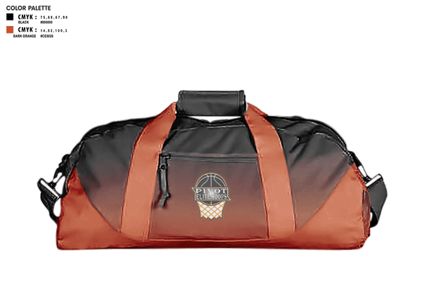 Duffle Bag, Pivot Elite Hoops, Women's Basketball, Teamtime, Team time, sublimation, custom sports apparel, team uniforms, spirit wear, spiritwear, sports uniforms, custom shirts, team store, custom team store, fundraiser sports, apparel fundraiser