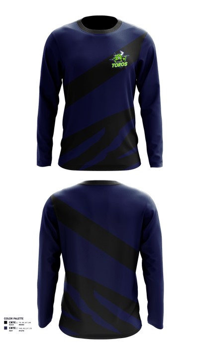 Northeast Toros Football 18068925 Long Sleeve Performance Shirt - 1