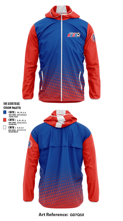 AYSO Region 45 Soccer 18460640 Windbreaker - 1