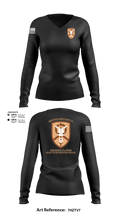 1st Platoon, 423 TC 69151656 Women's Long Sleeve V-neck Shirt - 1