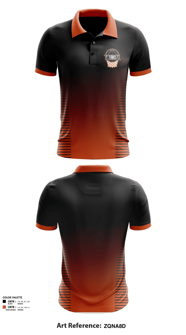 Short Sleeve Performance Polo, Pivot Elite Hoops, Women's Basketball, Teamtime, Team time, sublimation, custom sports apparel, team uniforms, spirit wear, spiritwear, sports uniforms, custom shirts, team store, custom team store, fundraiser sports, apparel fundraiser