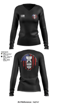 482nd EOD 78922721 Women's Long Sleeve V-neck Shirt - 3