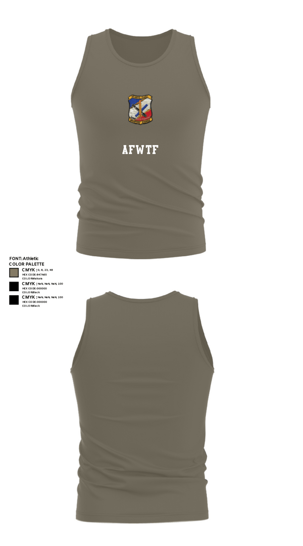 Tank Top, AFWTF, Navy, Teamtime, Team time, sublimation, custom sports apparel, team uniforms, spirit wear, spiritwear, sports uniforms, custom shirts, team store, custom team store, fundraiser sports, apparel fundraiser