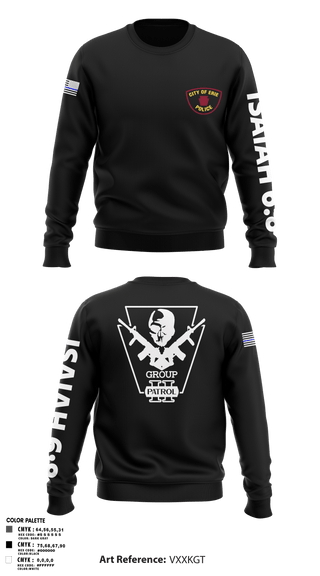 Crew Neck Sweatshirt, Erie police department, Police, Teamtime, Team time, sublimation, custom sports apparel, team uniforms, spirit wear, spiritwear, sports uniforms, custom shirts, team store, custom team store, fundraiser sports, apparel fundraiser