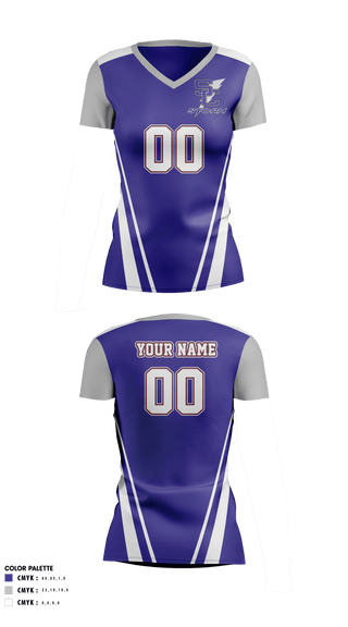 Women's Short Sleeve Vneck Shirt, Stuart W Cramer High School Volleyball, Women's Volleyball, Teamtime, Team time, sublimation, custom sports apparel, team uniforms, spirit wear, spiritwear, sports uniforms, custom shirts, team store, custom team store, fundraiser sports, apparel fundraiser