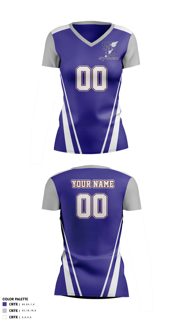 Women's Short Sleeve Vneck Shirt, Stuart W Cramer High School Volleyball, Women's Volleyball, Teamtime, Team time, sublimation, custom sports apparel, team uniforms, spirit wear, spiritwear, sports uniforms, custom shirts, team store, custom team store, fundraiser sports, apparel fundraiser