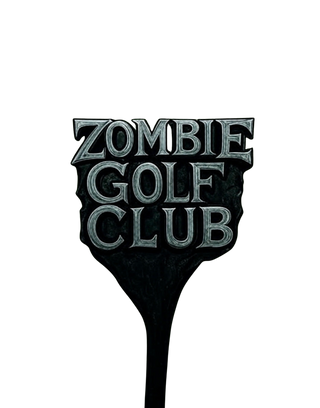 Zombie Golf Club 80445379 Stainless Steel Water Bottle with a Straw Lid