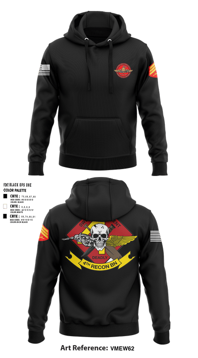 4th Recon Delta Company 30524551 Hoodie - 6
