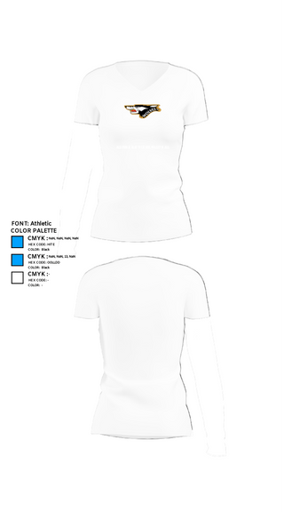 Women's Short Sleeve Vneck Shirt, Algoma High School Volleyball, Women's Volleyball, Teamtime, Team time, sublimation, custom sports apparel, team uniforms, spirit wear, spiritwear, sports uniforms, custom shirts, team store, custom team store, fundraiser sports, apparel fundraiser