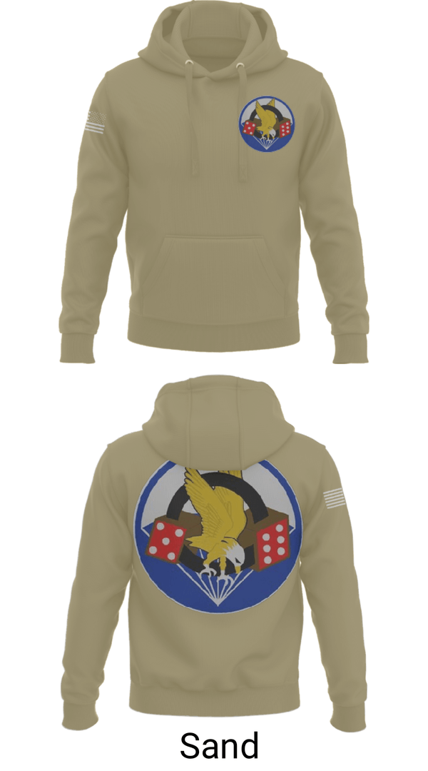 Hoodie, 506th PIR, Army, Teamtime, Team time, sublimation, custom sports apparel, team uniforms, spirit wear, spiritwear, sports uniforms, custom shirts, team store, custom team store, fundraiser sports, apparel fundraiser