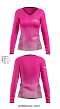 Midwest elite 87155346 Women's Long Sleeve V-neck Shirt - 1