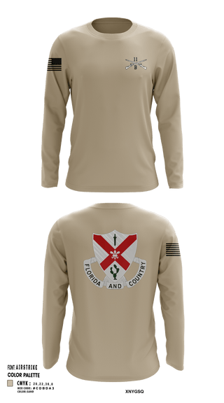 Long Sleeve Performance Shirt, C Co 1-124 Rifle Company, National Guard, Teamtime, Team time, sublimation, custom sports apparel, team uniforms, spirit wear, spiritwear, sports uniforms, custom shirts, team store, custom team store, fundraiser sports, apparel fundraiser