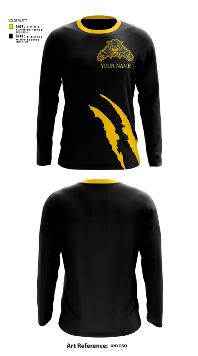 KLM COUGARS 12053517 Long Sleeve Performance Shirt - 2
