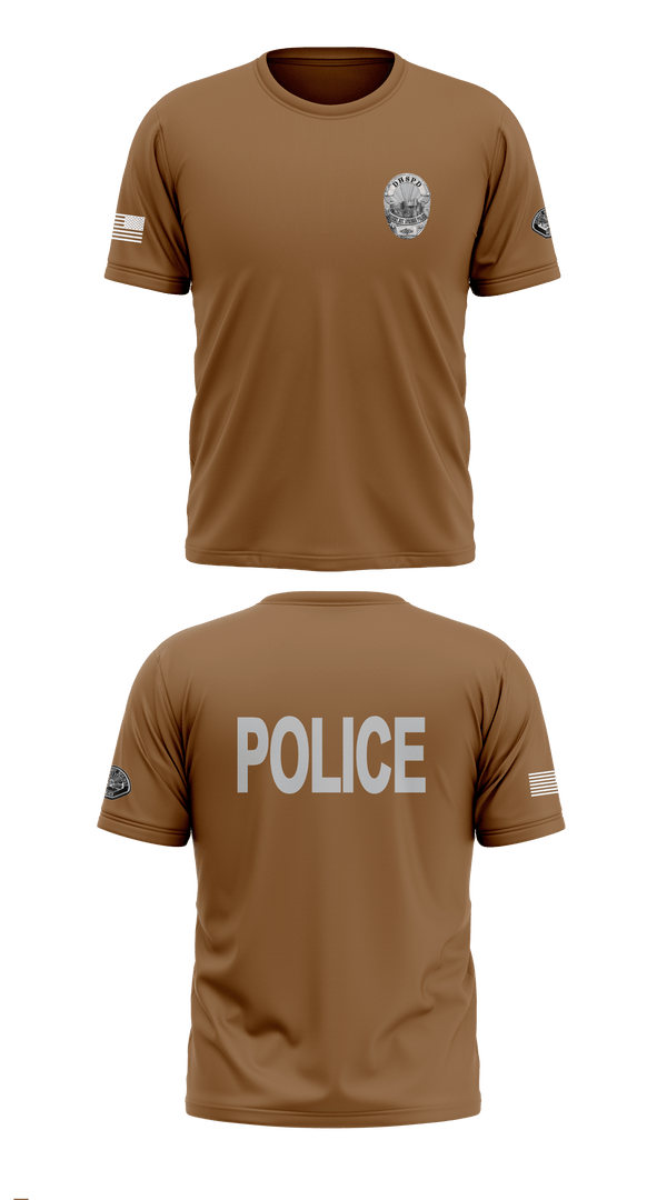 Short Sleeve Performance Shirt, Desert Hot Springs Police Department, Police, Teamtime, Team time, sublimation, custom sports apparel, team uniforms, spirit wear, spiritwear, sports uniforms, custom shirts, team store, custom team store, fundraiser sports, apparel fundraiser