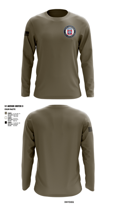 82nd Airborne Division 11524077 Long Sleeve Performance Shirt - 2