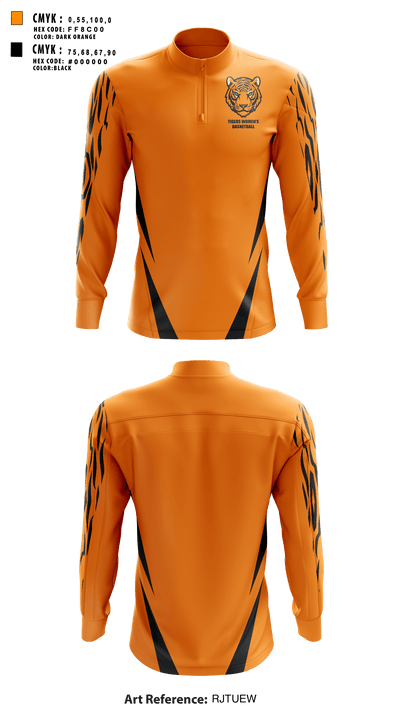 Tigers 9128201 Quarter Zip Jacket - 1
