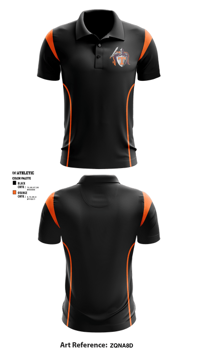 Black Knights 19410251 Short Sleeve Performance Polo - 1