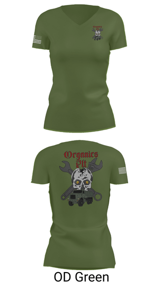 Women's Short Sleeve Vneck Shirt, Organics plt, Marines, Teamtime, Team time, sublimation, custom sports apparel, team uniforms, spirit wear, spiritwear, sports uniforms, custom shirts, team store, custom team store, fundraiser sports, apparel fundraiser