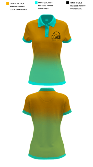 Women's Short Sleeve Performance Polo, Beach Tennis Tampa, Tennis, Teamtime, Team time, sublimation, custom sports apparel, team uniforms, spirit wear, spiritwear, sports uniforms, custom shirts, team store, custom team store, fundraiser sports, apparel fundraiser
