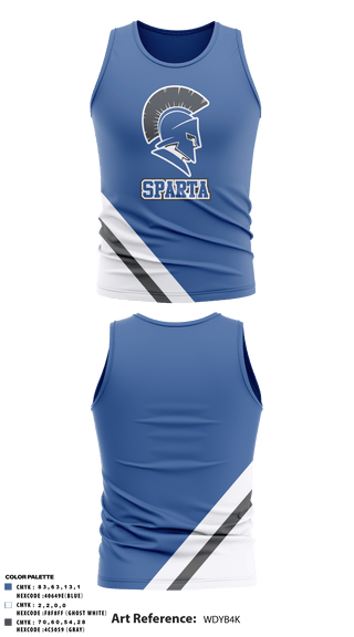Tank Top, Sparta, Track & Field, Teamtime, Team time, sublimation, custom sports apparel, team uniforms, spirit wear, spiritwear, sports uniforms, custom shirts, team store, custom team store, fundraiser sports, apparel fundraiser