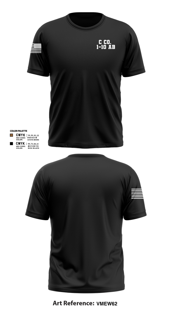 Short Sleeve Performance Shirt, C Co. 1-10 AB, , Teamtime, Team time, sublimation, custom sports apparel, team uniforms, spirit wear, spiritwear, sports uniforms, custom shirts, team store, custom team store, fundraiser sports, apparel fundraiser