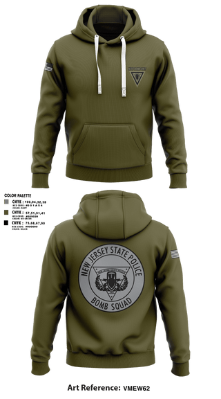 Hoodie, NJSP BOMB UNIT, , Teamtime, Team time, sublimation, custom sports apparel, team uniforms, spirit wear, spiritwear, sports uniforms, custom shirts, team store, custom team store, fundraiser sports, apparel fundraiser