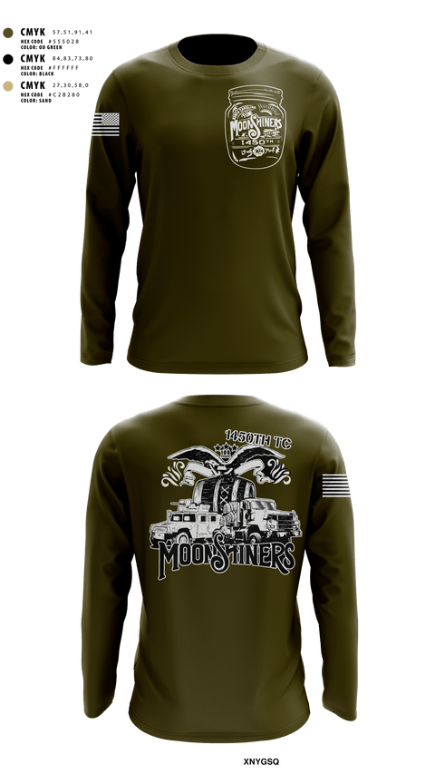 Long Sleeve Performance Shirt, 1450th TC, Army, Teamtime, Team time, sublimation, custom sports apparel, team uniforms, spirit wear, spiritwear, sports uniforms, custom shirts, team store, custom team store, fundraiser sports, apparel fundraiser
