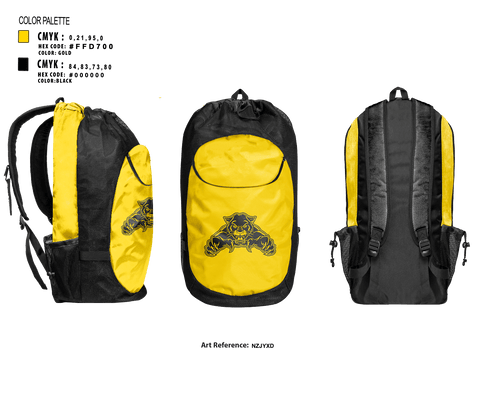 Gear Bag, KLM COUGARS, Football, Teamtime, Team time, sublimation, custom sports apparel, team uniforms, spirit wear, spiritwear, sports uniforms, custom shirts, team store, custom team store, fundraiser sports, apparel fundraiser