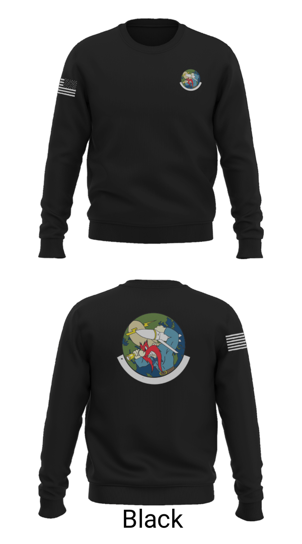 Crew Neck Sweatshirt, 20th Intelligence Squadron, Air Force, Teamtime, Team time, sublimation, custom sports apparel, team uniforms, spirit wear, spiritwear, sports uniforms, custom shirts, team store, custom team store, fundraiser sports, apparel fundraiser