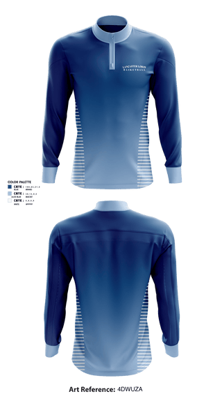 Quarter Zip Jacket, Lancaster lobos, Women's Basketball, Teamtime, Team time, sublimation, custom sports apparel, team uniforms, spirit wear, spiritwear, sports uniforms, custom shirts, team store, custom team store, fundraiser sports, apparel fundraiser
