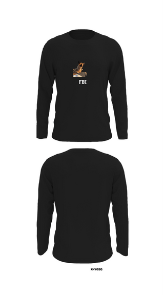 Long Sleeve Performance Shirt, FBI, Police, Teamtime, Team time, sublimation, custom sports apparel, team uniforms, spirit wear, spiritwear, sports uniforms, custom shirts, team store, custom team store, fundraiser sports, apparel fundraiser
