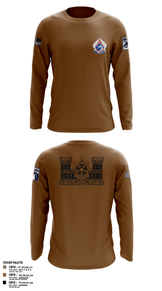 Long Sleeve Performance Shirt, XVIII ABN G2, Army, Teamtime, Team time, sublimation, custom sports apparel, team uniforms, spirit wear, spiritwear, sports uniforms, custom shirts, team store, custom team store, fundraiser sports, apparel fundraiser