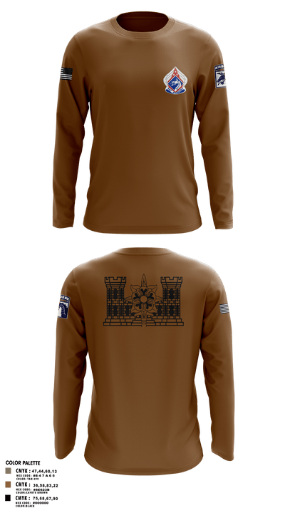 XVIII ABN G2 65000076 Long Sleeve Performance Shirt - 8