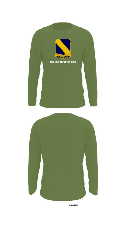 Fco 51st infantry LRSU 81538423 Long Sleeve Performance Shirt 52