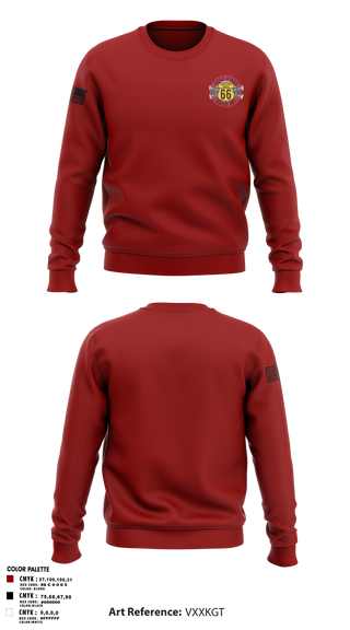 Crew Neck Sweatshirt, 66 Transportation Company, , Teamtime, Team time, sublimation, custom sports apparel, team uniforms, spirit wear, spiritwear, sports uniforms, custom shirts, team store, custom team store, fundraiser sports, apparel fundraiser