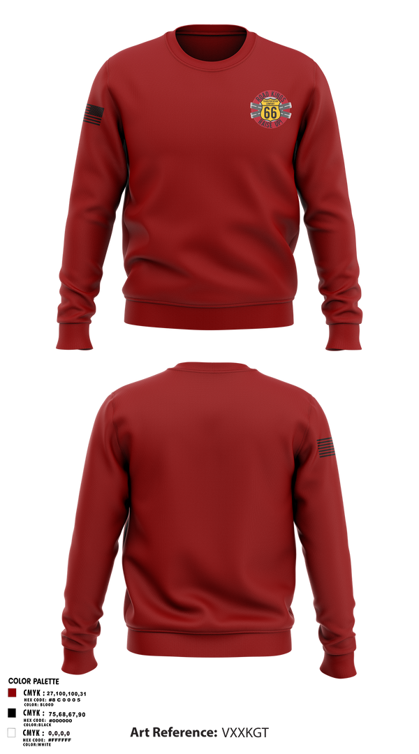 Crew Neck Sweatshirt, 66 Transportation Company, , Teamtime, Team time, sublimation, custom sports apparel, team uniforms, spirit wear, spiritwear, sports uniforms, custom shirts, team store, custom team store, fundraiser sports, apparel fundraiser