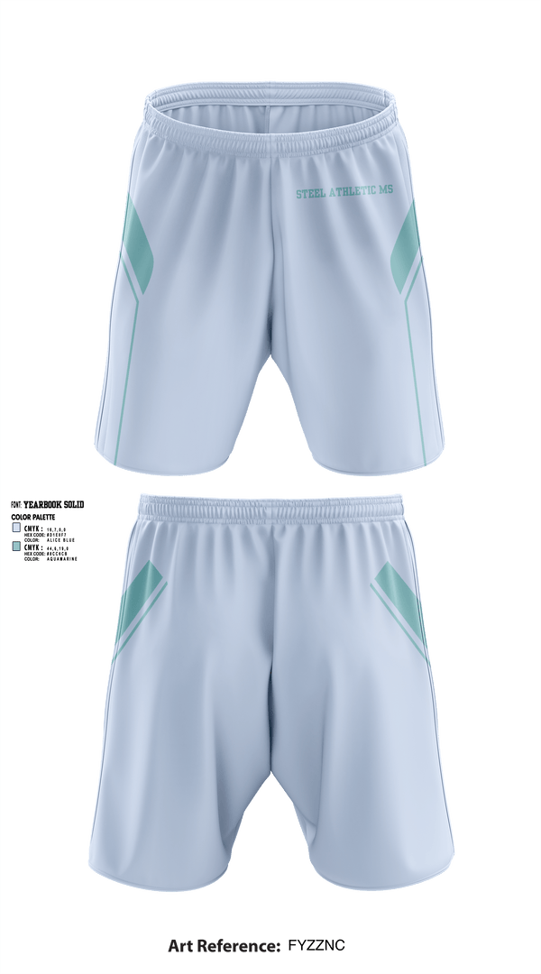 Athletic Shorts With Pockets, Steel athletic ms, Cheer, Teamtime, Team time, sublimation, custom sports apparel, team uniforms, spirit wear, spiritwear, sports uniforms, custom shirts, team store, custom team store, fundraiser sports, apparel fundraiser