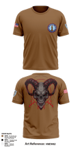 Delta Company 3-144th Infantry 77323460 Old School Cotton Feel Shirt - 1