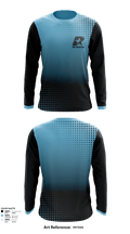 DMV HOOPSTARZ 88350865 Long Sleeve Performance Shirt - 1