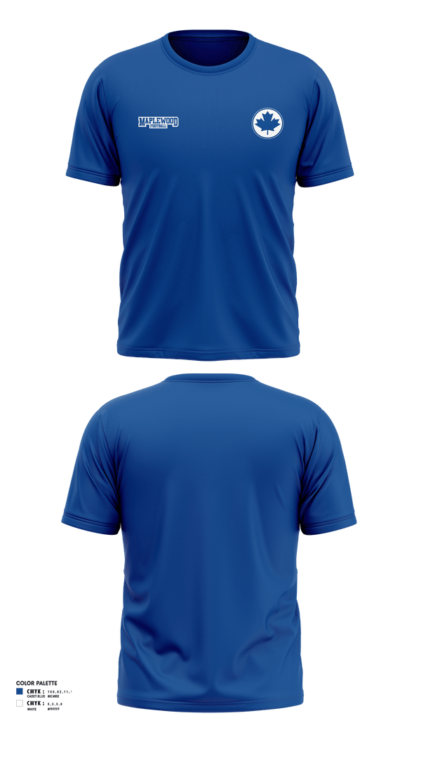 Short Sleeve Performance Shirt, Maplewood Football, Football, Teamtime, Team time, sublimation, custom sports apparel, team uniforms, spirit wear, spiritwear, sports uniforms, custom shirts, team store, custom team store, fundraiser sports, apparel fundraiser