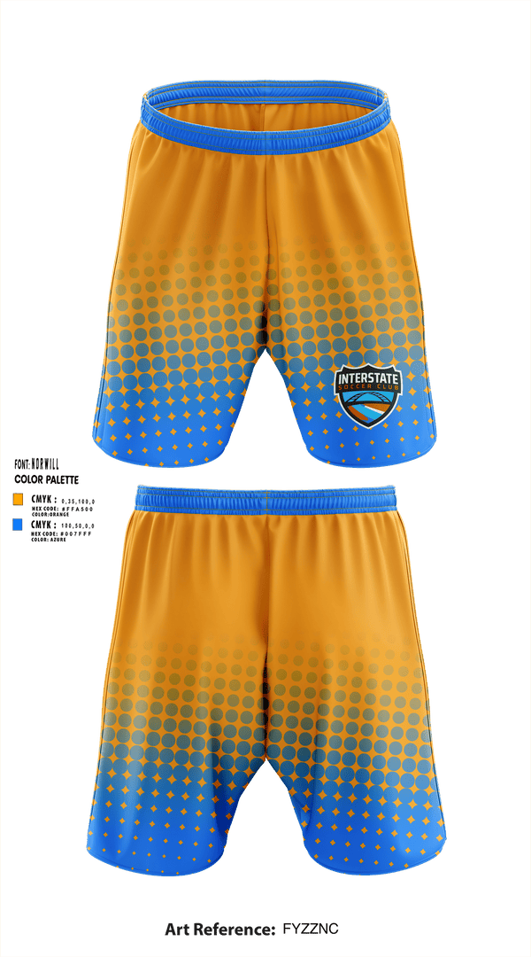 Athletic Shorts With Pockets, Interstate Soccer Club, Men's Soccer, Teamtime, Team time, sublimation, custom sports apparel, team uniforms, spirit wear, spiritwear, sports uniforms, custom shirts, team store, custom team store, fundraiser sports, apparel fundraiser