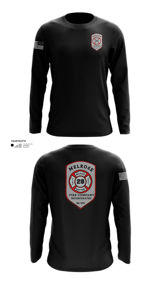Long Sleeve Performance Shirt, The Melrose Fire Company Incorporated, , Teamtime, Team time, sublimation, custom sports apparel, team uniforms, spirit wear, spiritwear, sports uniforms, custom shirts, team store, custom team store, fundraiser sports, apparel fundraiser